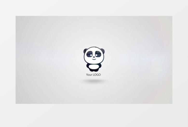 简洁科技感能量Logo动画