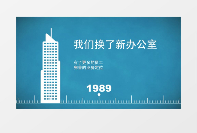企业公司成长的历程视频展示AE模板