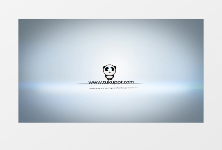 简约白色科技风格片头logo模板