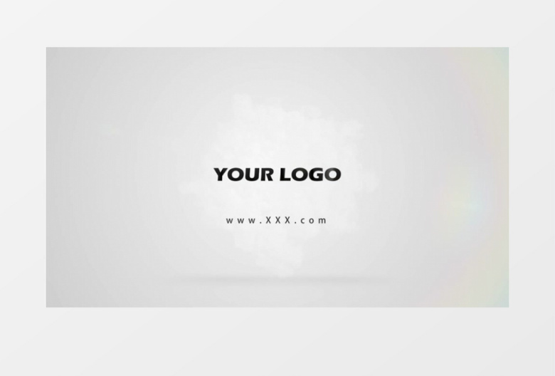 简约光效LOGO演绎AE模板