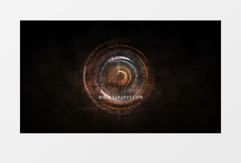三维立体粒子能量演绎logo ae模板