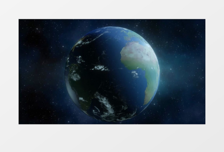大气开场地球太空粒子光线宣传片AE模板