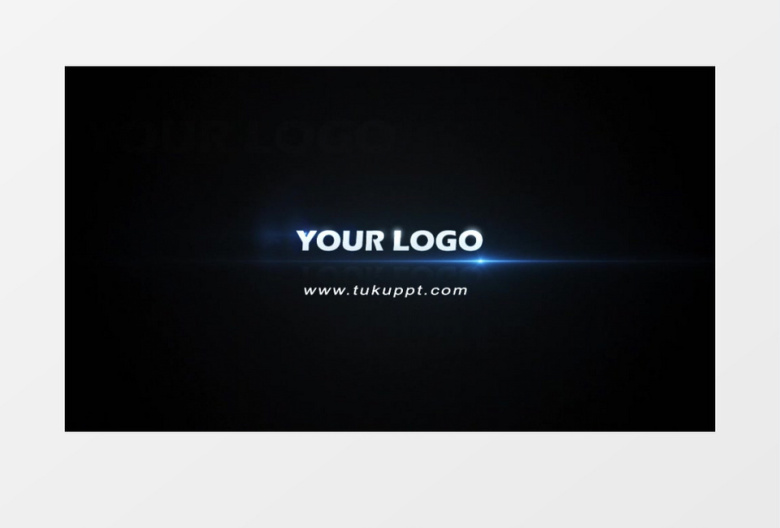 光线拍照快闪科技LOGO展示AE模板
